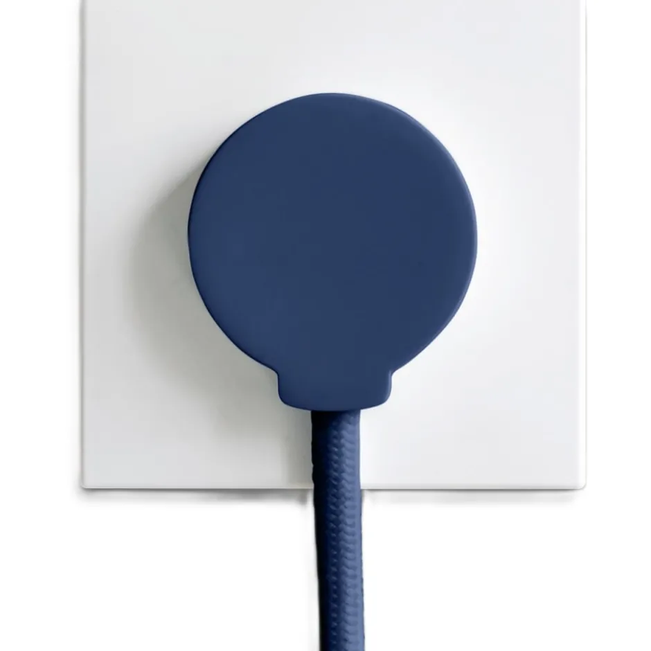Norm F stikprop, schuko, med jord, blå