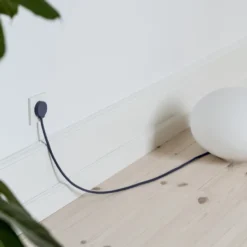 Norm F stikprop, schuko, med jord, blå