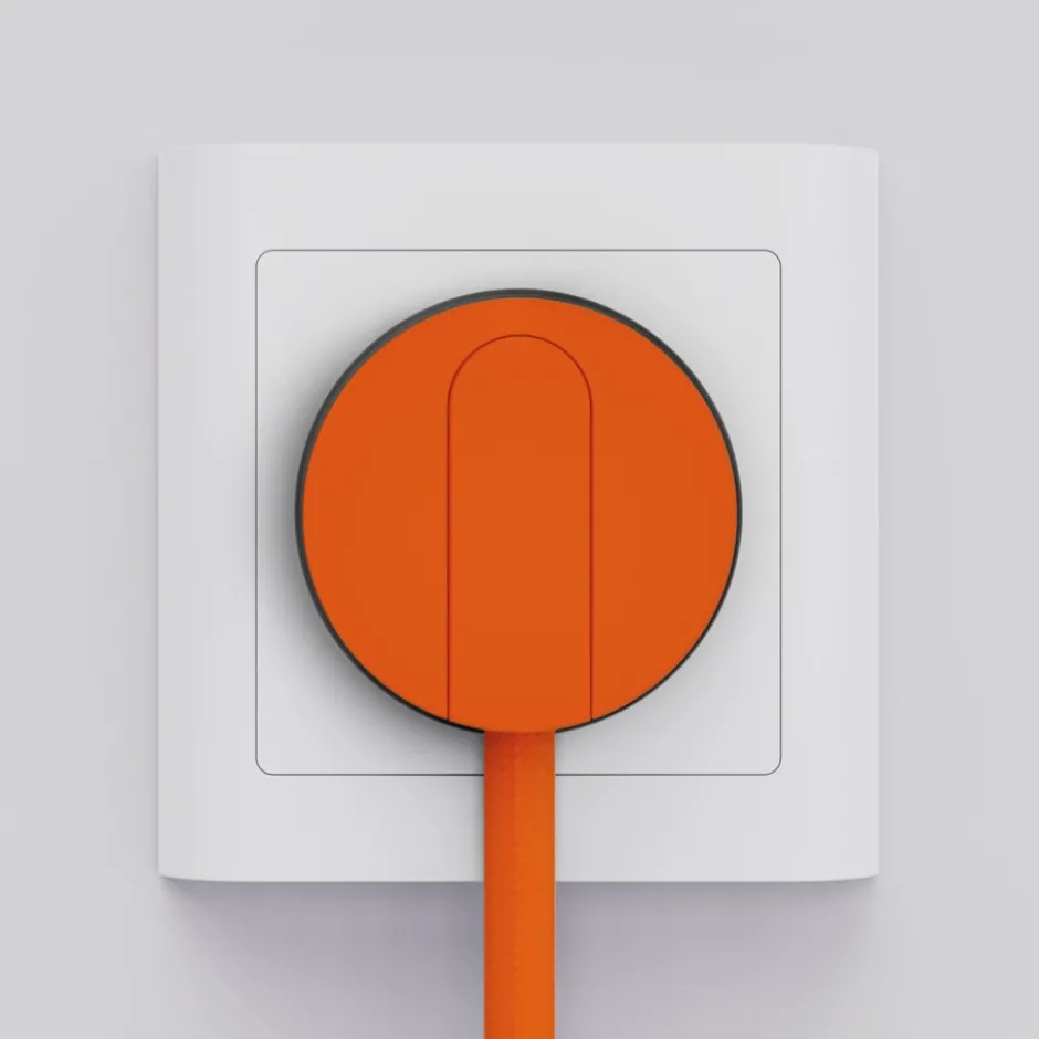 Norm K stikprop, med jord, orange