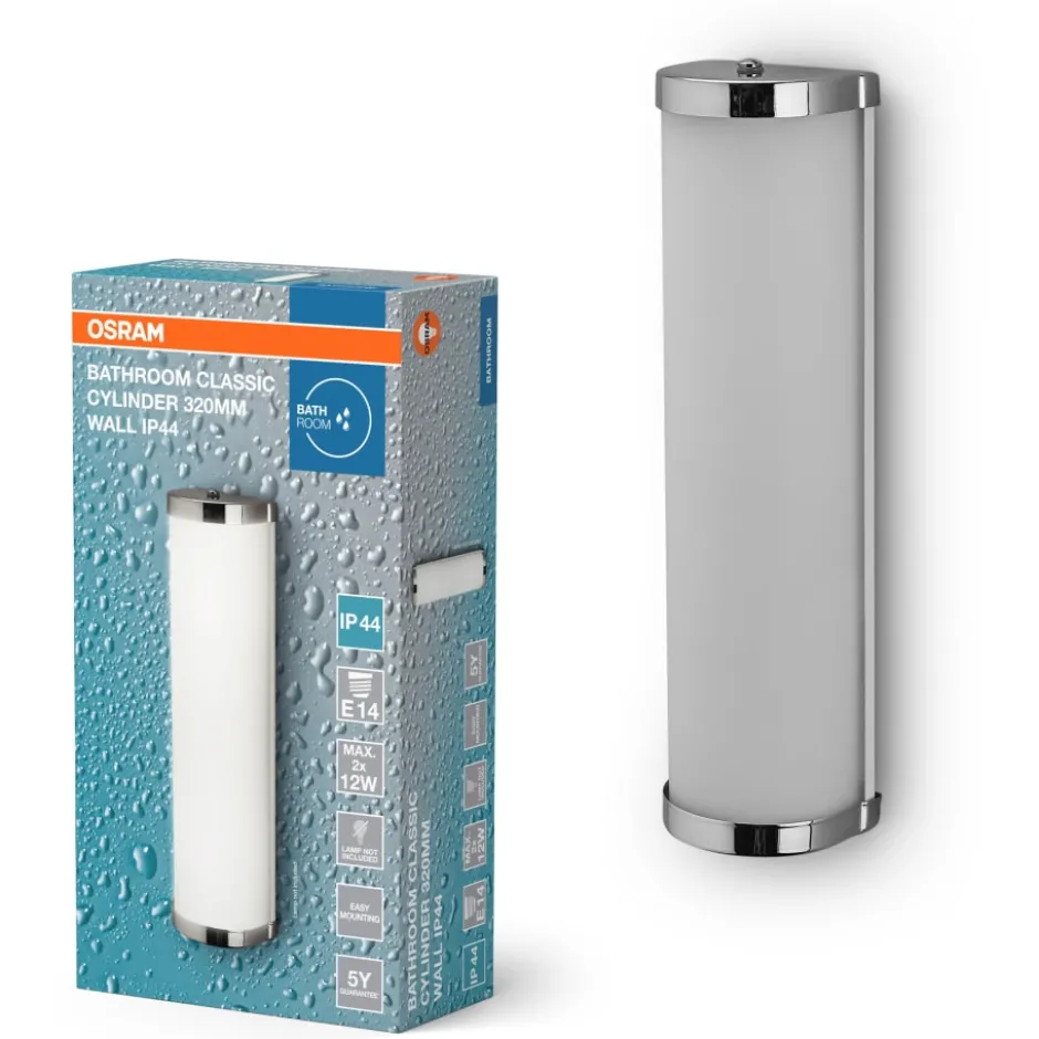 Osram Bathroom spejllampe, krom, 32 cm
