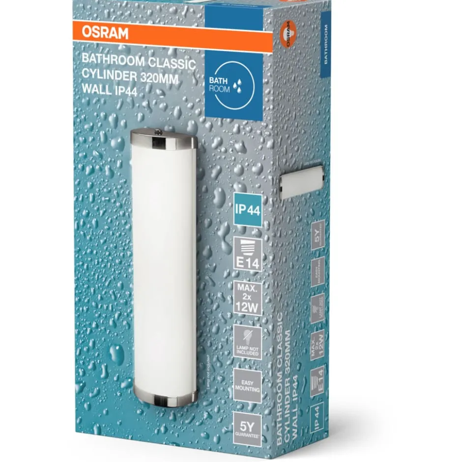 Osram Bathroom spejllampe, krom, 32 cm