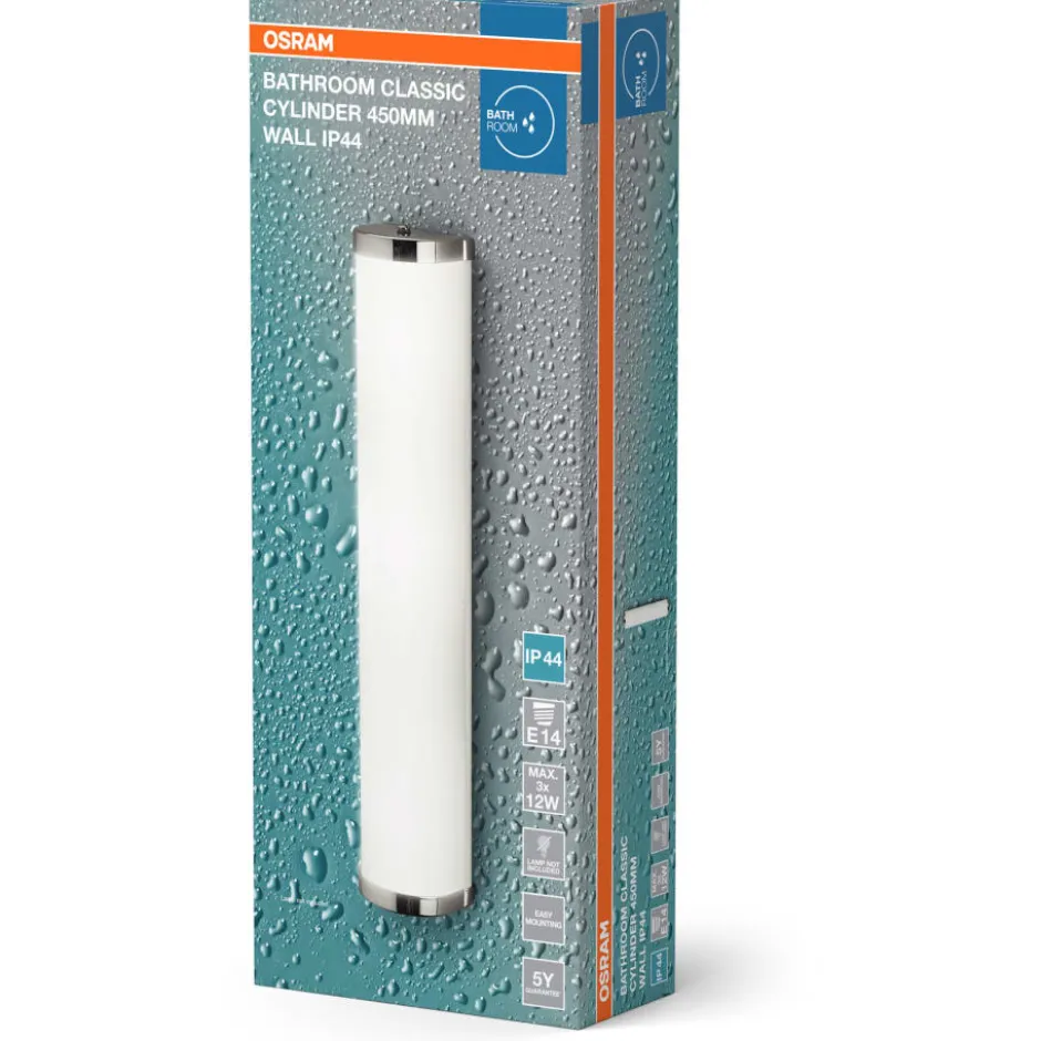 Osram Cylinder spejllampe, 32 cm, krom