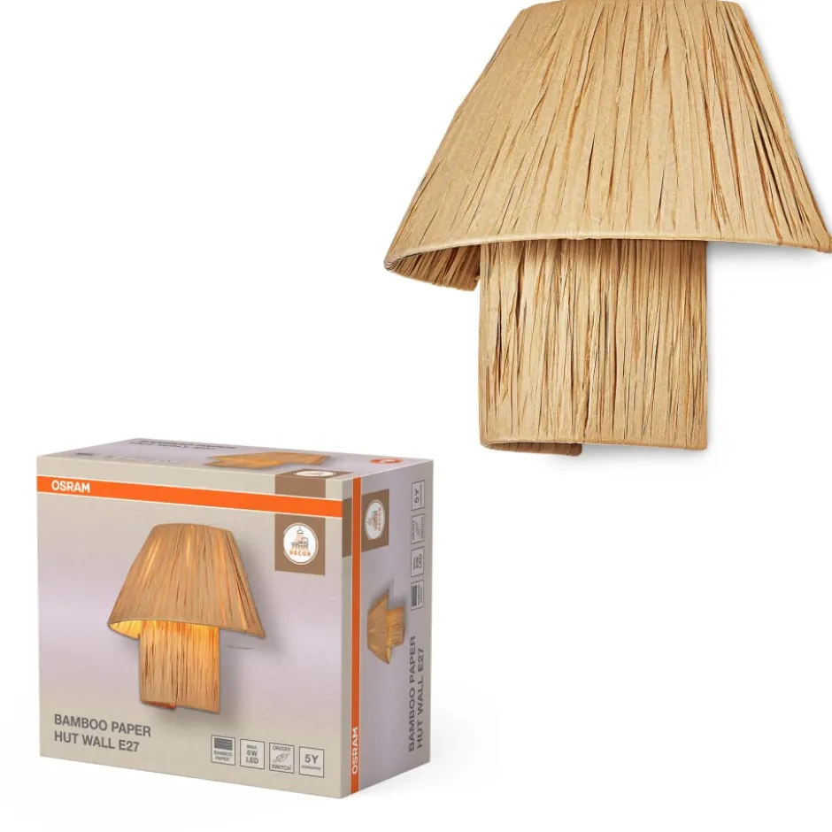 Osram Decor Bamboo Paper væglampe