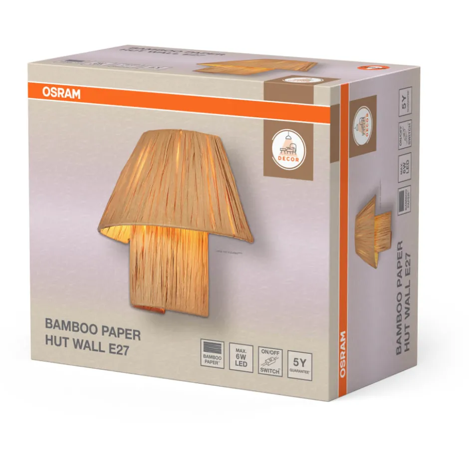 Osram Decor Bamboo Paper væglampe