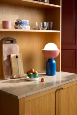 Osram Decor Bowl bordlampe, blå/rosa