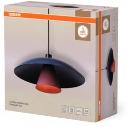 Osram Decor Flying Mushroom pendel, blå/rosa