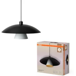 Osram Decor Flying Mushroom pendel, sort/hvid