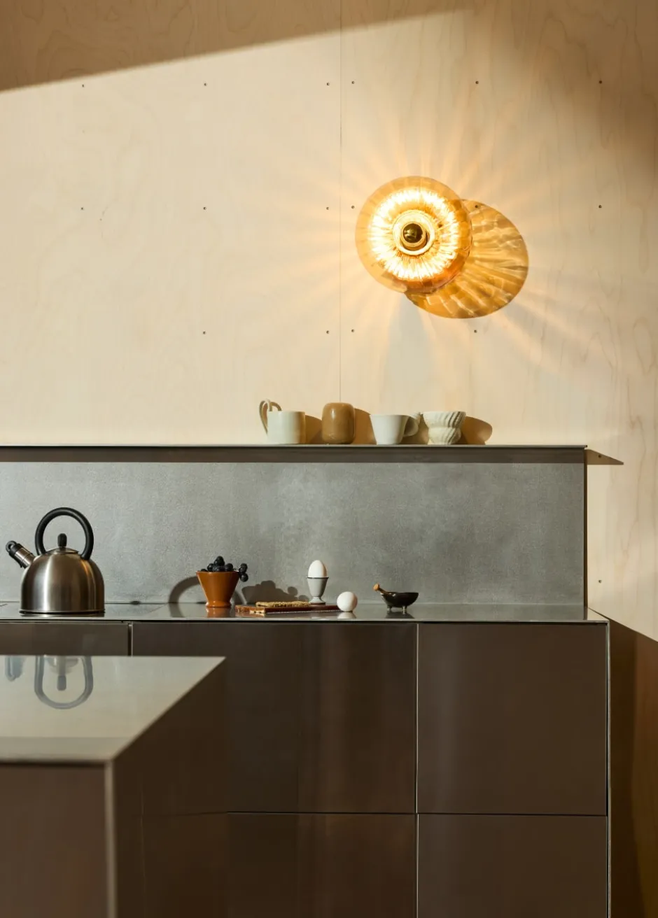 Osram Decor Gold loft- & væglampe, ravfarvet