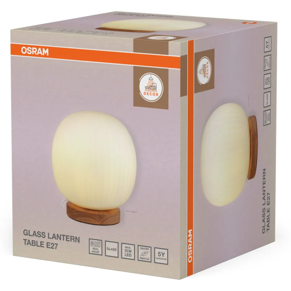 Osram Decor Lantern bordlampe, træ