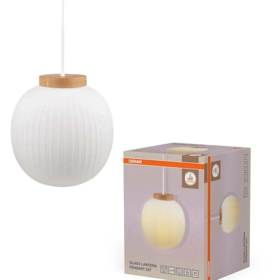 Osram Decor Lantern pendel, træ
