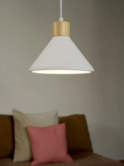 Osram Decor Plaster Wood pendel, Ø22 cm