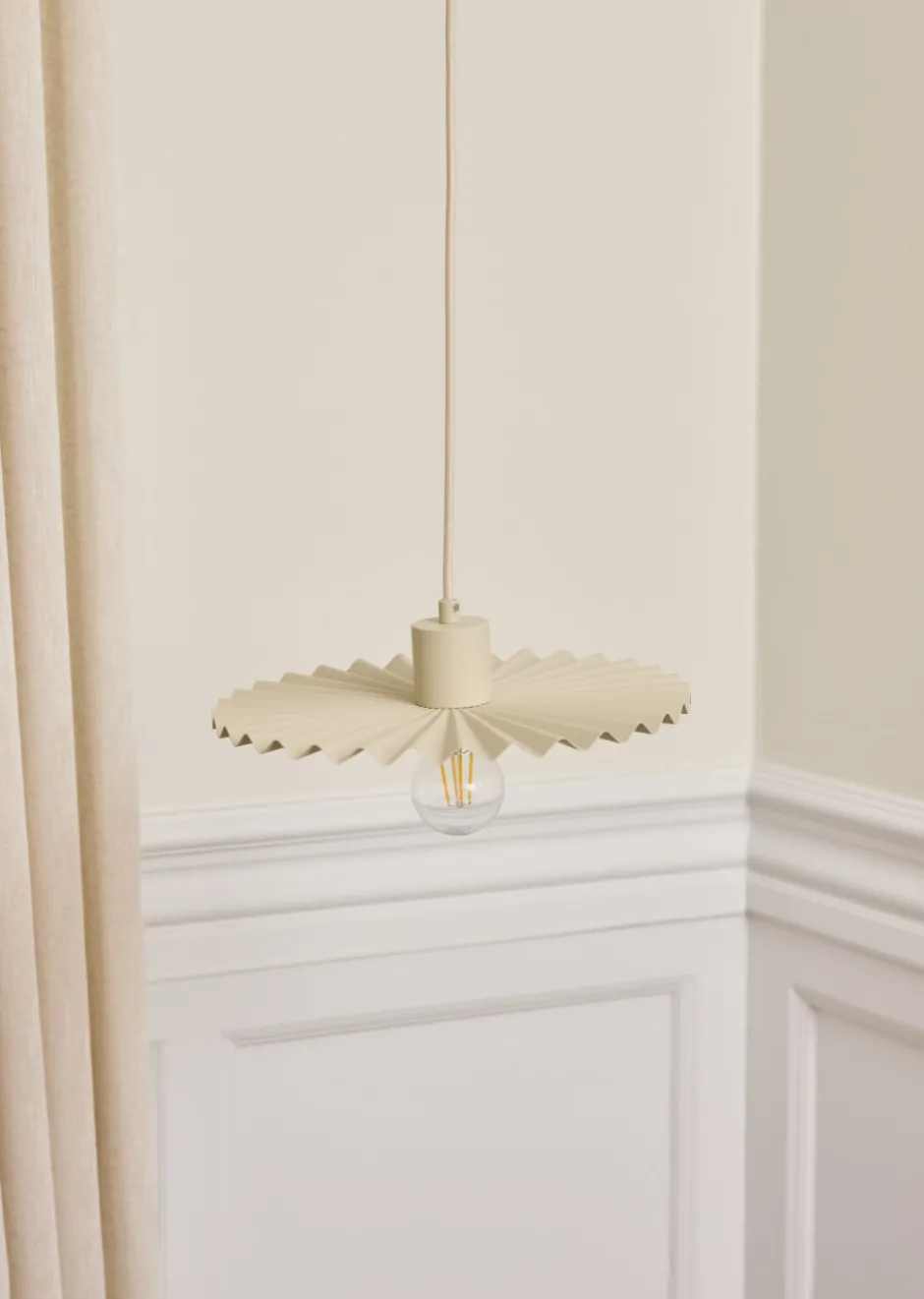 Osram Decor Plissee pendel, beige