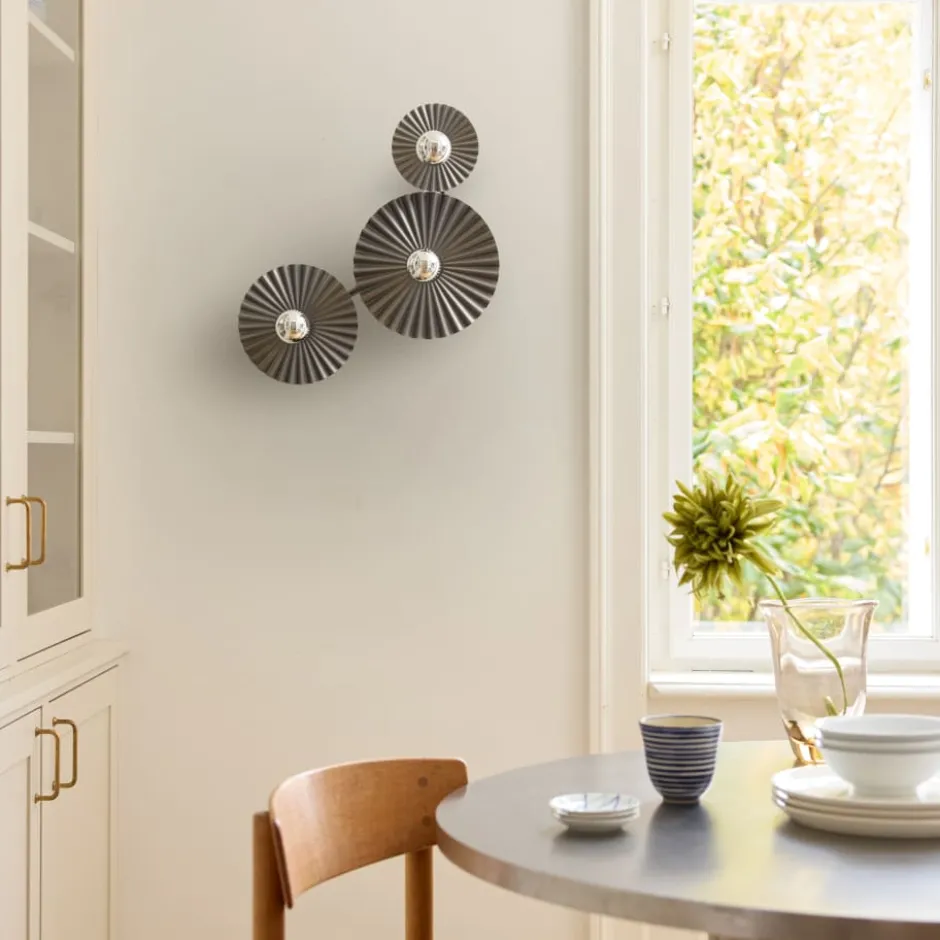 Osram Decor Plissee væglampe, grå