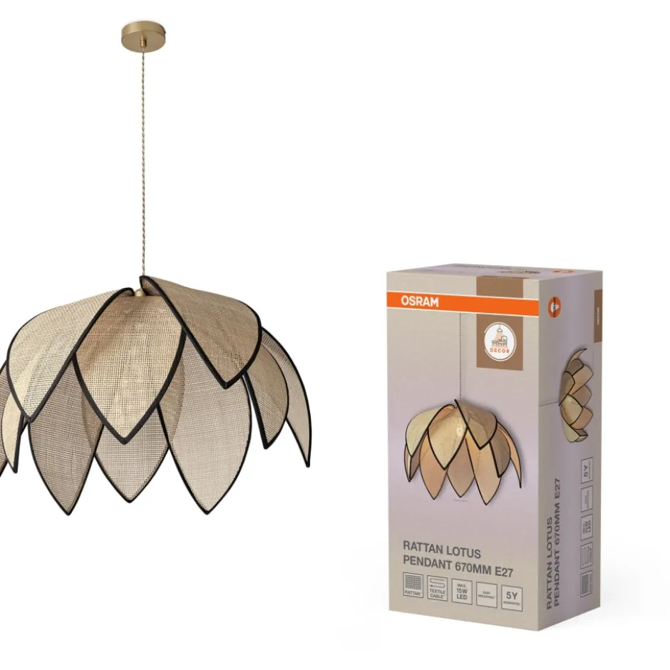 Osram Decor Rattan Lotus pendel