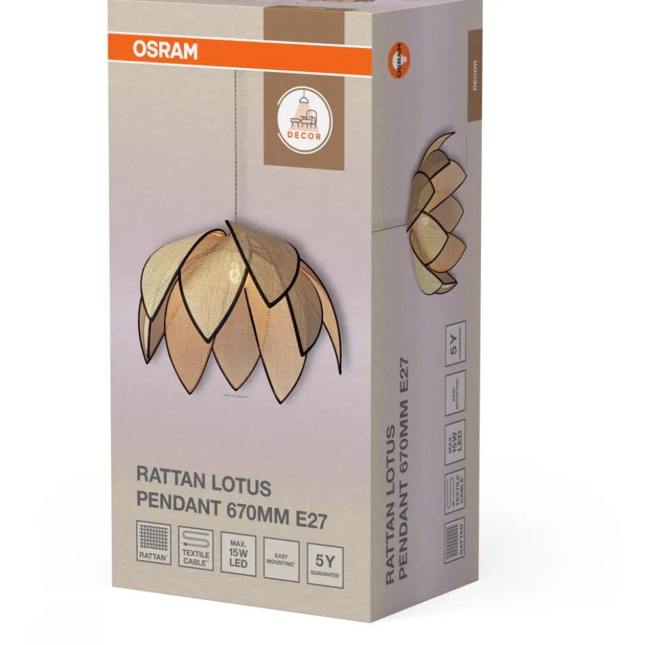 Osram Decor Rattan Lotus pendel