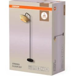 Osram Decor Stripes gulvlampe, beige