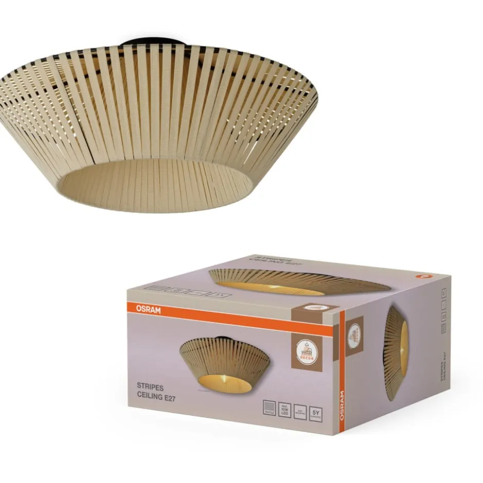 Osram Decor Stripes loftlampe, beige