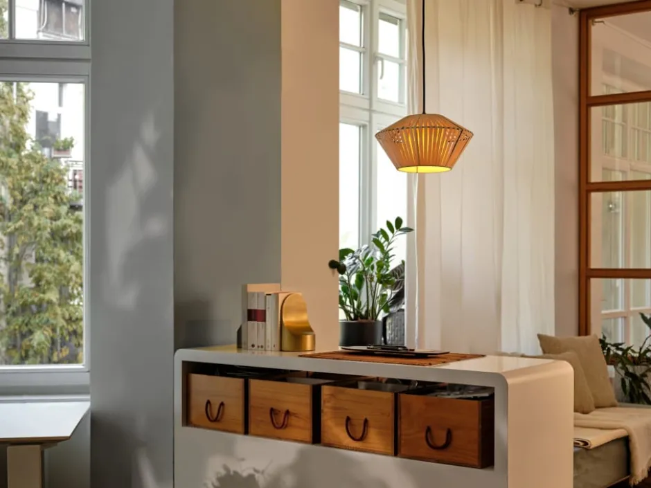 Osram Decor Stripes pendel, beige, Ø30 cm