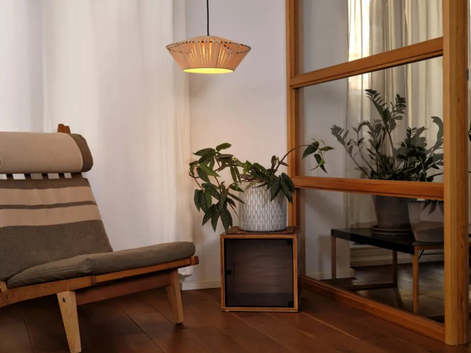 Osram Decor Stripes pendel, beige, Ø40 cm