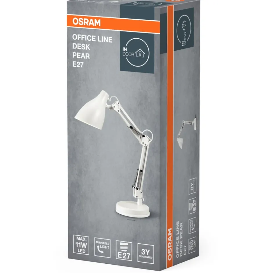 Osram Office skrivebordslampe, hvid