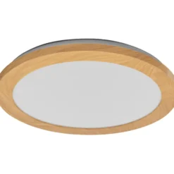Osram Orbis Disc plafond, 3000-4000K, 22W, træ