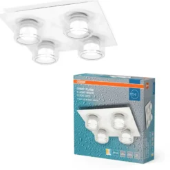 Osram Orbis Flame loftlampe, 3000-4000K, hvid