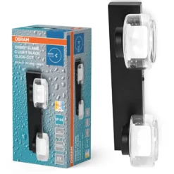 Osram Orbis Flame spejllampe, 3000-4000K, sort, 30 cm