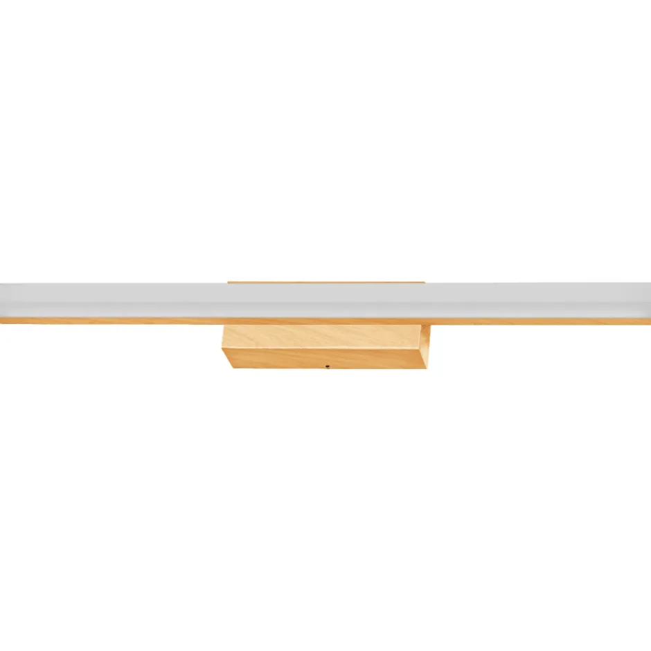 Osram Orbis spejllampe, 3000-4000K, træ