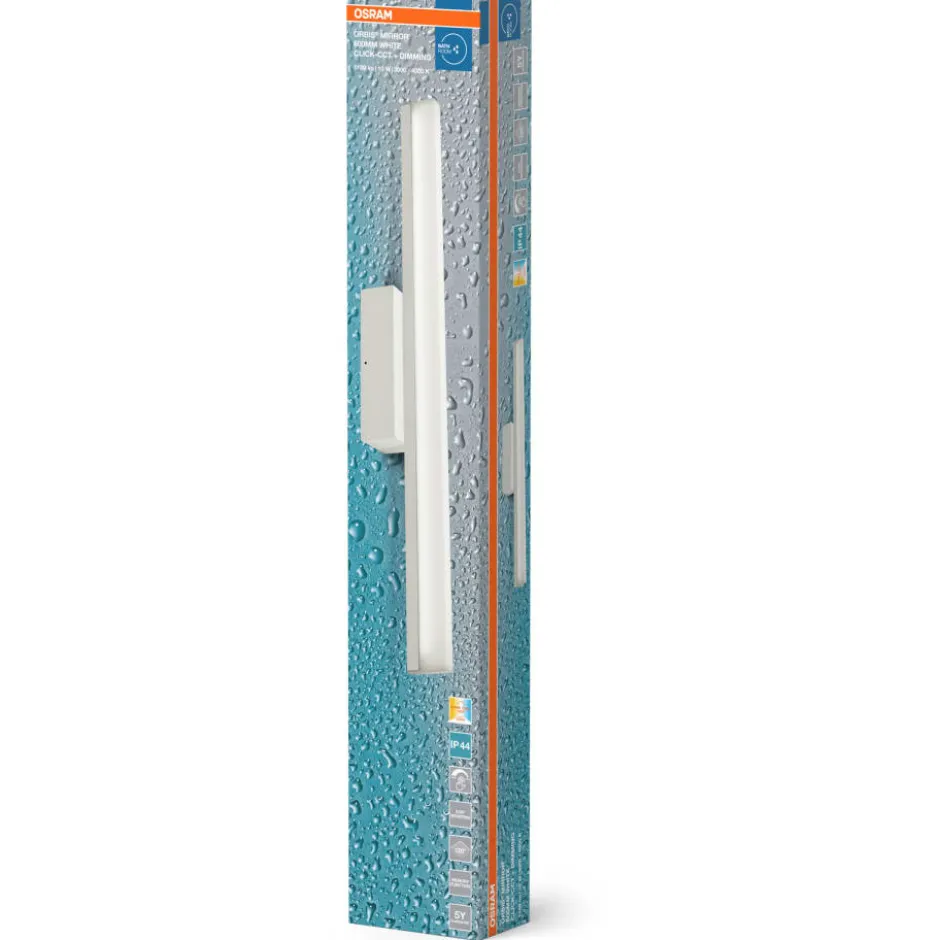 Osram Orbis spejllampe, 3000-4000K, 10W, hvid
