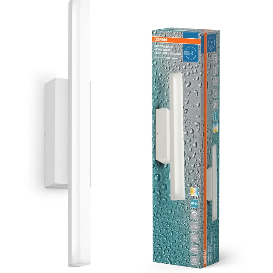 Osram Orbis spejllampe, 3000-4000K, 6,8W, hvid