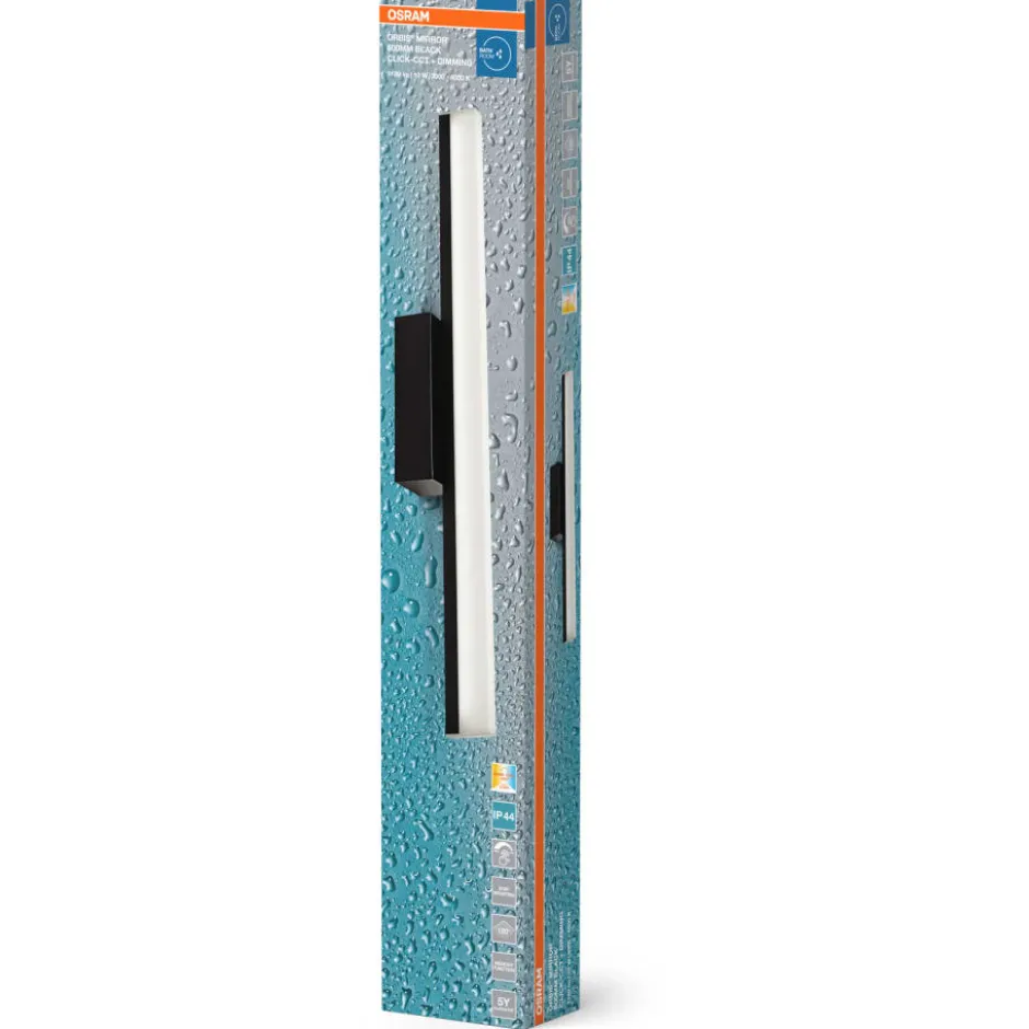 Osram Orbis spejllampe, 3000-4000K, 10W, sort