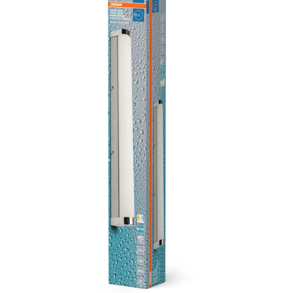 Osram Orbis Tube spejllampe, 3000-4000K, krom