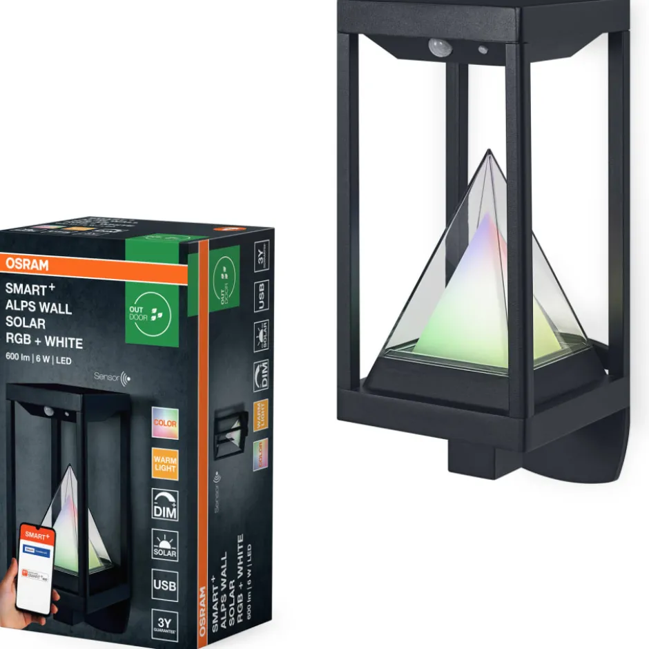 Osram Smart+ Alps solcelle væglampe