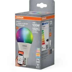 Osram Smart+ Wifi E27 standardpære, farveskift, 14W
