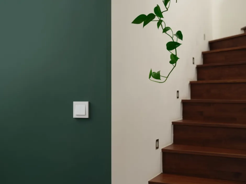 Osram Smart+ Wifi Matter afbryder, 2-knap, hvid