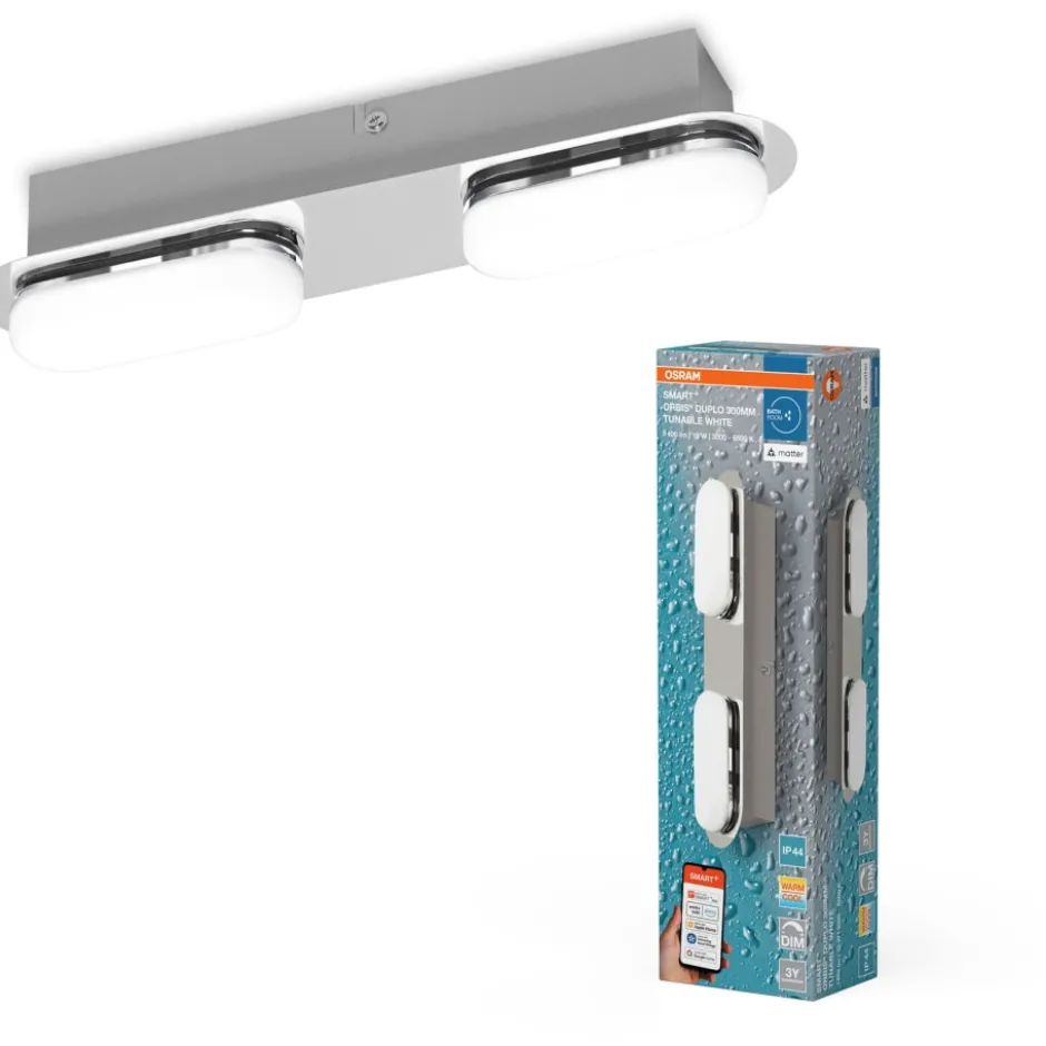 Osram Smart+ Wifi Orbis Duplo væglampe, justerbar hvid, 29,5 cm