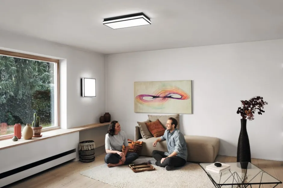 Osram Smart+ Wifi Orbis Magnet plafond, justerbar hvid, 60x30 cm, sort