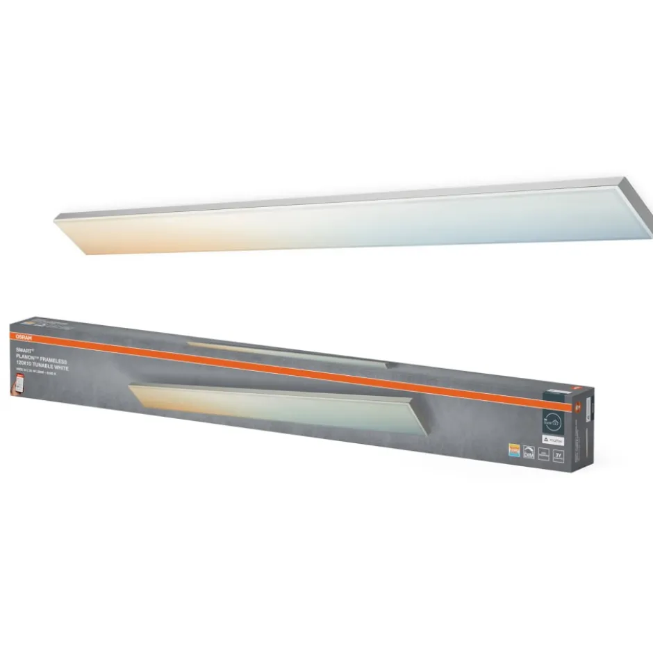 Osram Smart+ Wifi Planon Frameless panel, justerbar hvid, 120x10 cm
