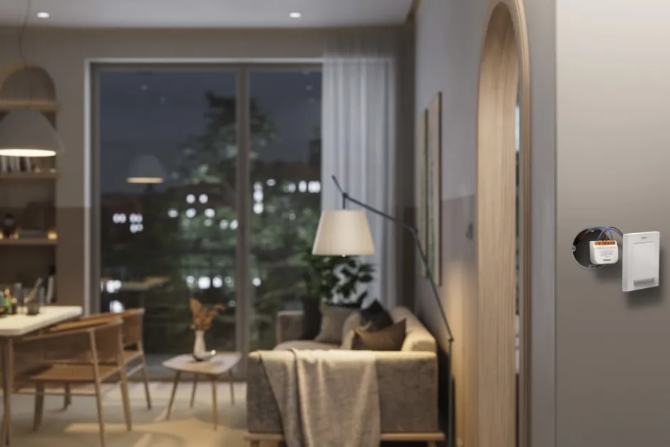 Osram Smart+ Wifi relæ til vægafbryder, 2-knap
