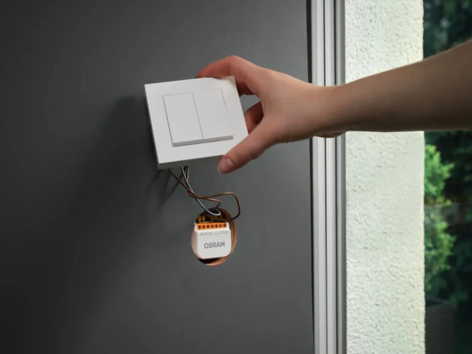 Osram Smart+ Wifi relæ til vægafbryder, 2-knap