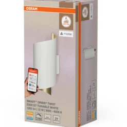 Osram Smart+ Wifi Twist væglampe, justerbar hvid, hvid
