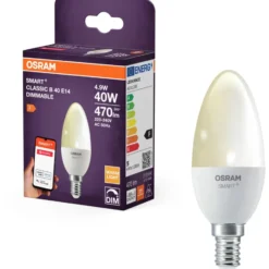 Osram Smart+ Zigbee E14 kertepære, 2700K, 4,9W