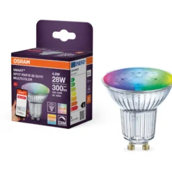 Osram Smart+ Zigbee GU10 spotpære, farveskift, 4,9W