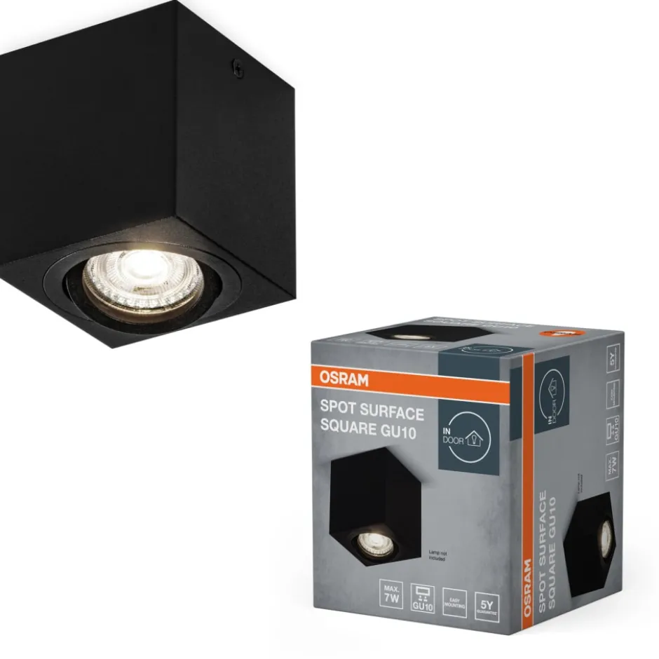 Osram Spot Surface påbygningsspot, sort