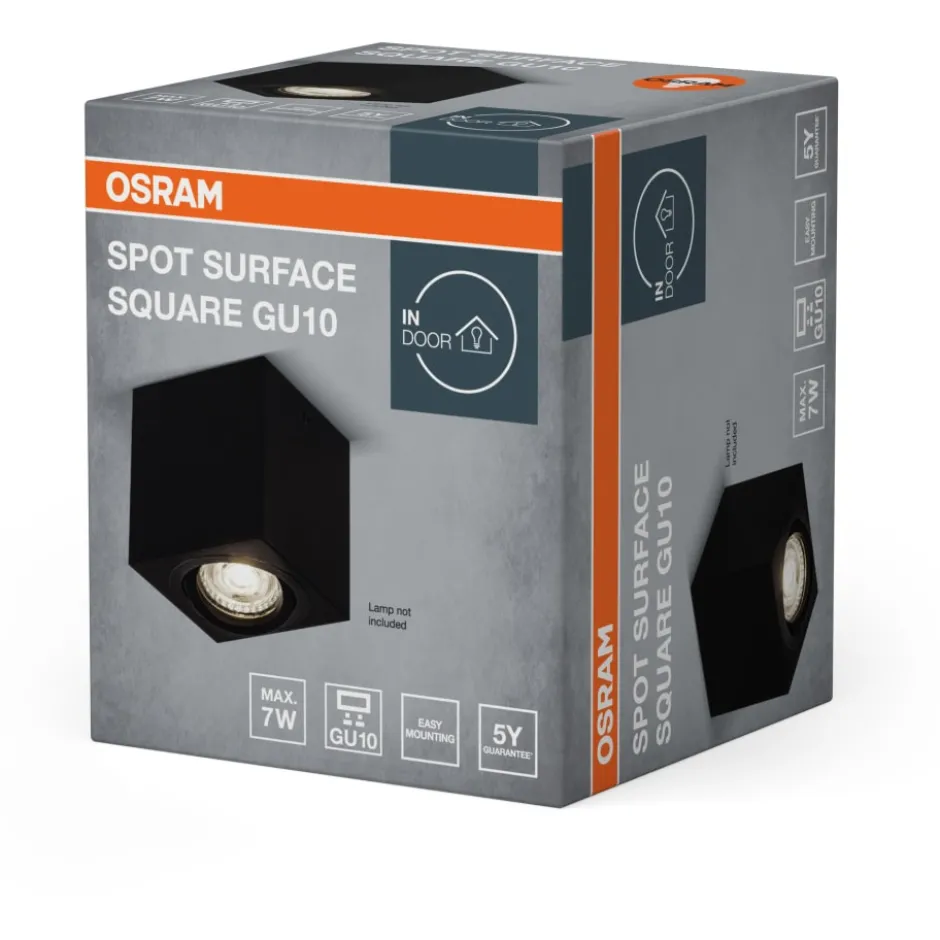 Osram Spot Surface påbygningsspot, sort