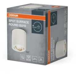 Osram Spot Surface Round påbygningsspot, hvid