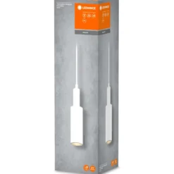 Osram Tracklight 1F Cylinder skinnependel, hvid