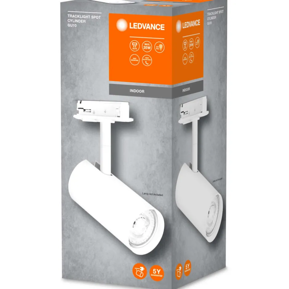 Osram Tracklight 1F Cylinder skinnespot, hvid