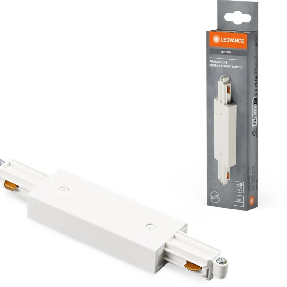 Osram Tracklight 1F midtertilslutning, hvid