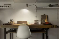 Osram Trapezium klemmelampe, sort